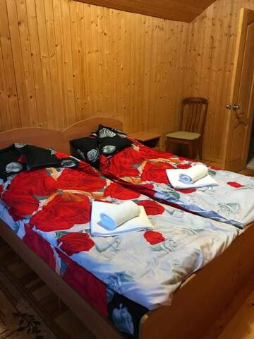 Фото номера Бюджетный трехместный номер Отель Teremok Guest House г. Lidzava 3